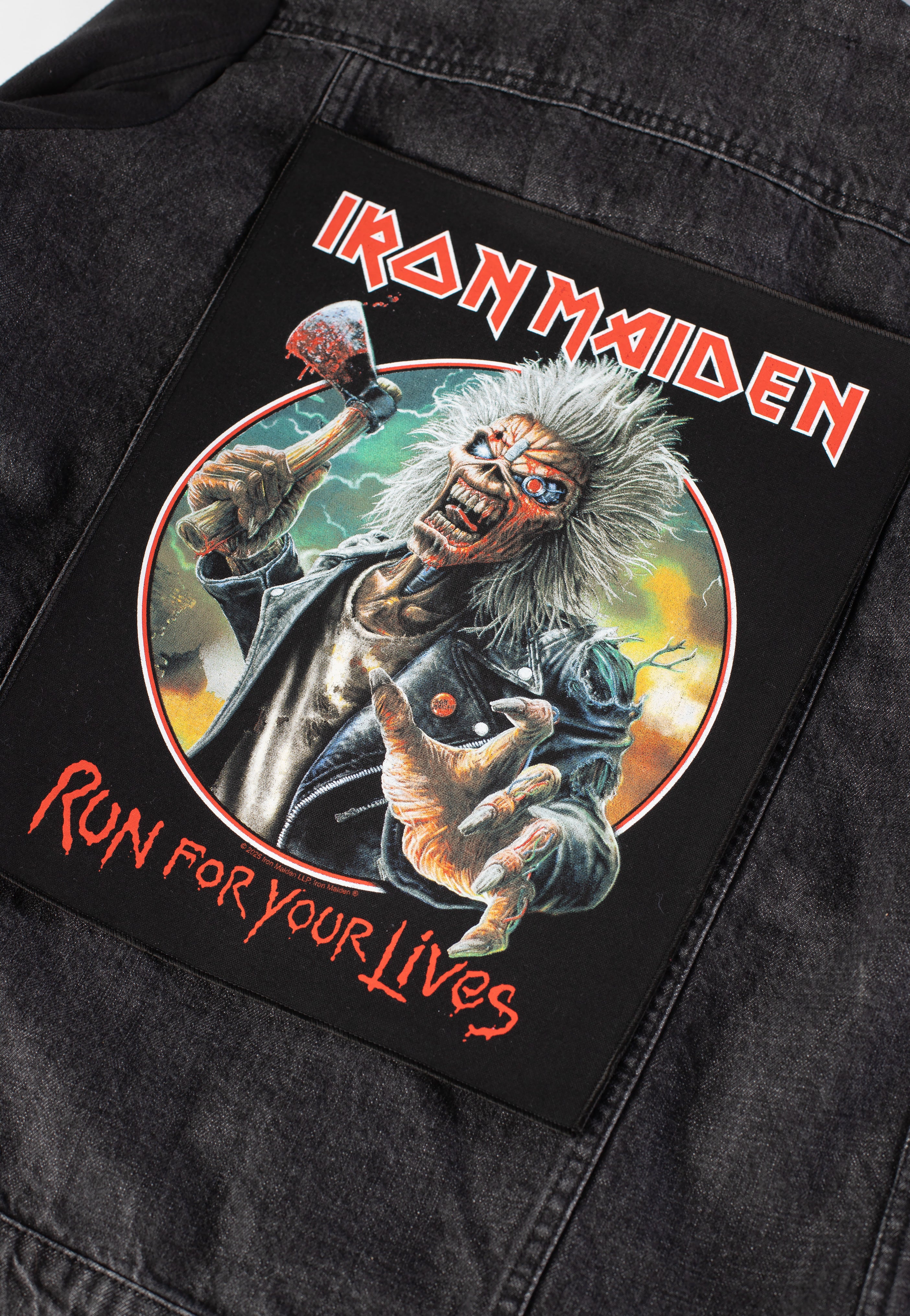 Iron Maiden - Run For Your Lives - Backpatch | Neutral-Image
