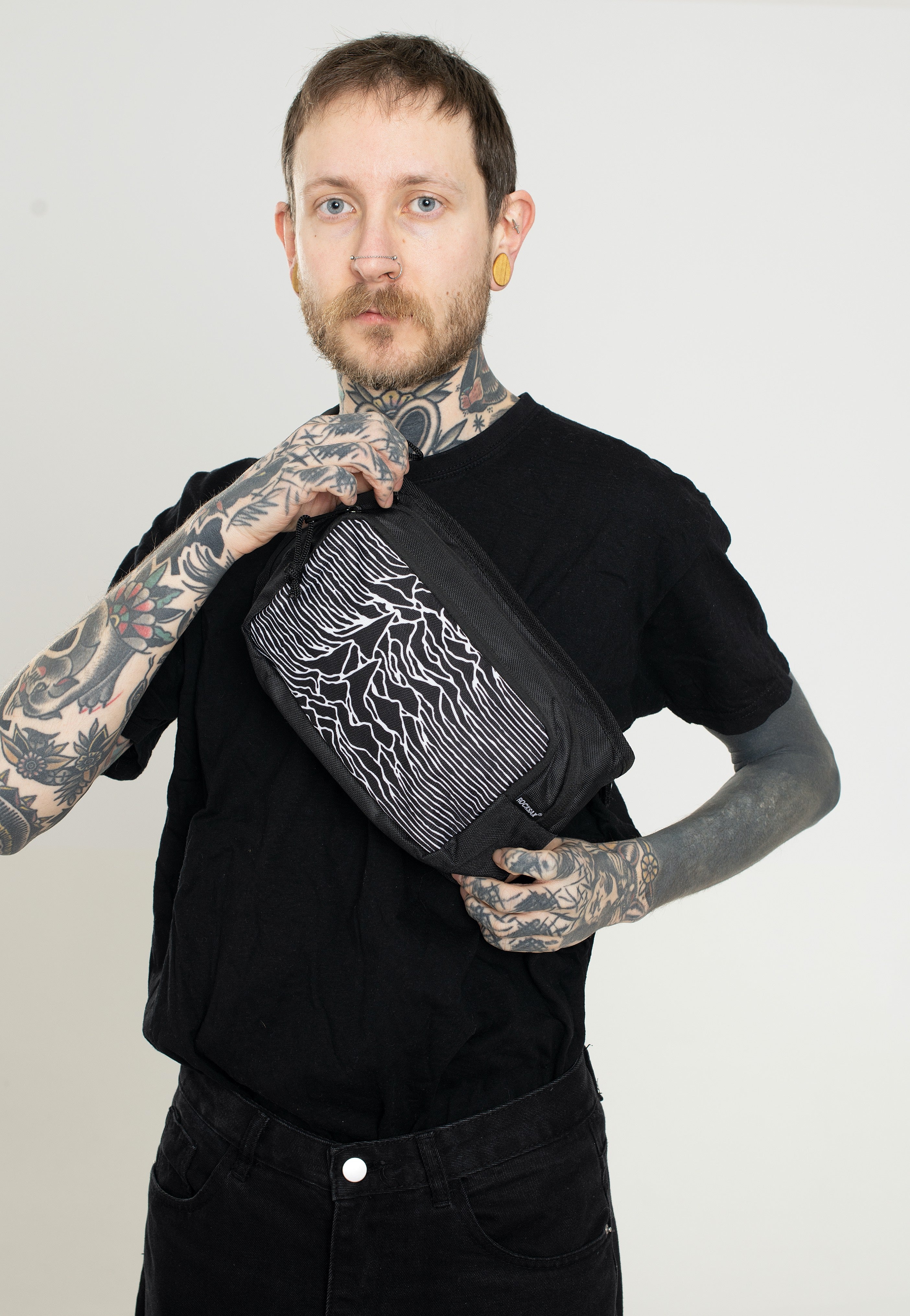 Joy Division - Unknown Pleasures  - Hip Bag | Neutral-Image