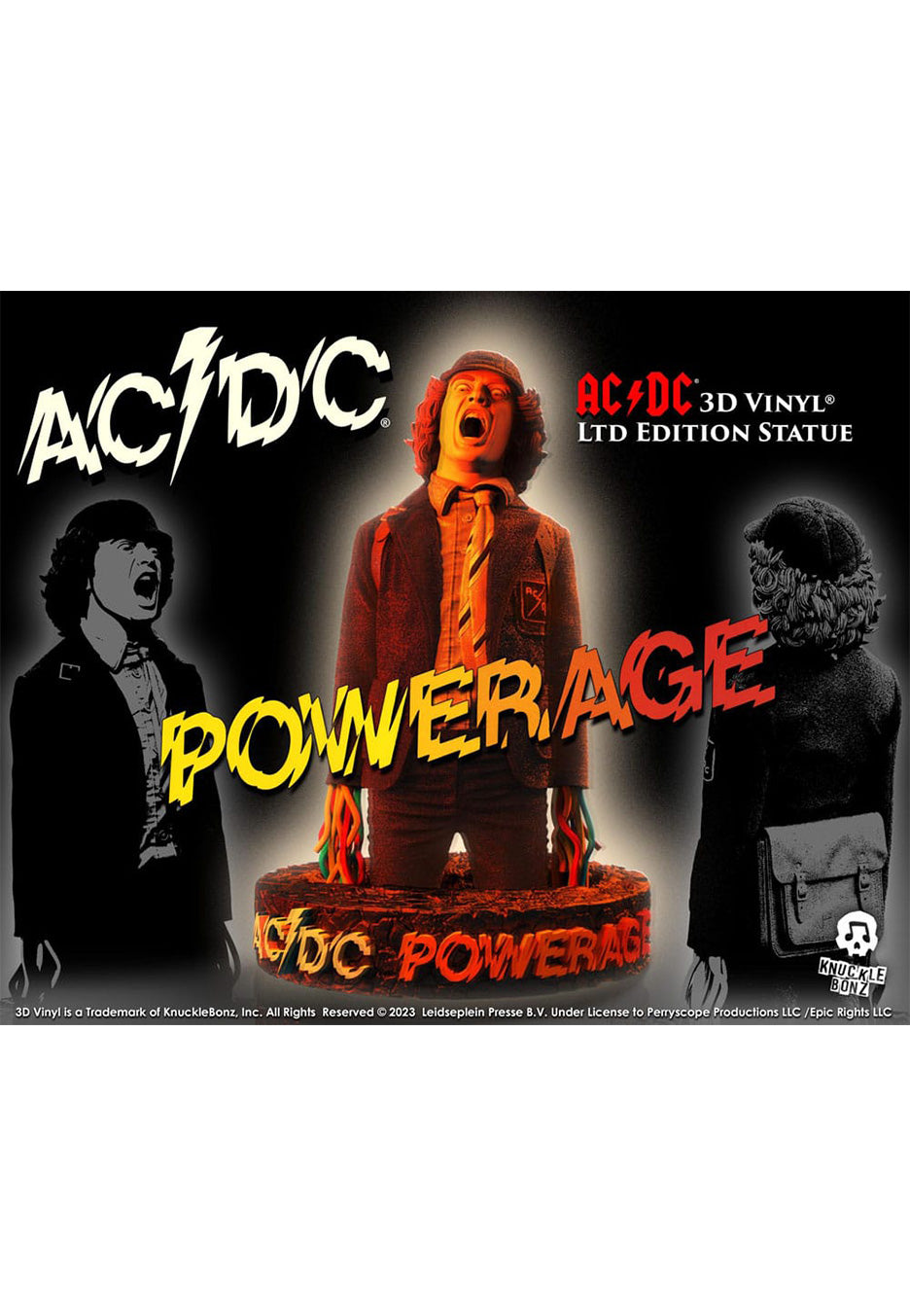 AC/DC - Powerage 3D Vinyl - Statue | Neutral-Image
