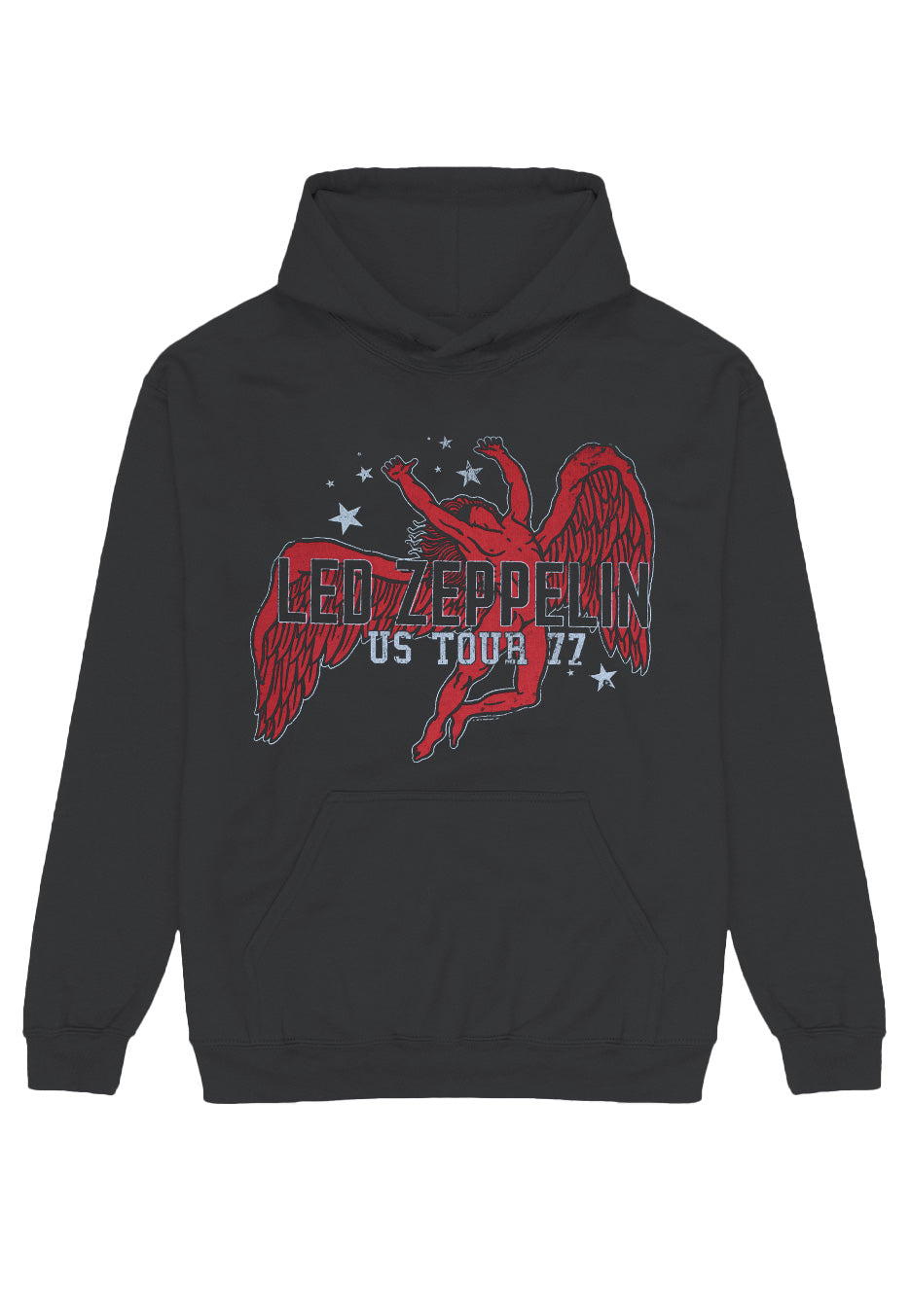 Led Zeppelin - Icarus 77 Tour Slate - Hoodie | Neutral-Image