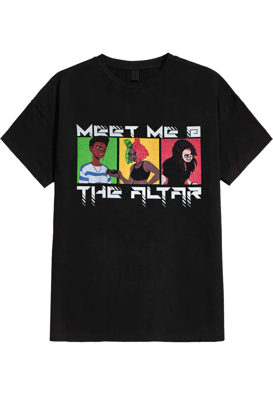 Meet Me At The Altar - CB Squares Black - T-Shirt | Neutral-Image