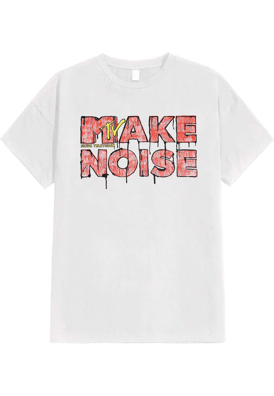MTV - Make Noise White - T-Shirt | Neutral-Image