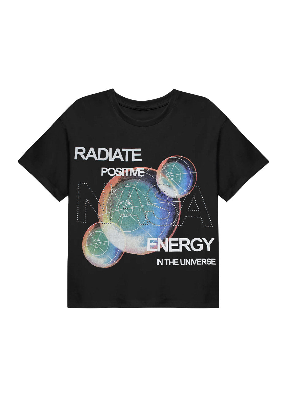 NASA - Solar Energy Oversized Cropped - T-Shirt | Neutral-Image
