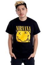 Nirvana - Box Smiley - T-Shirt | Men-Image