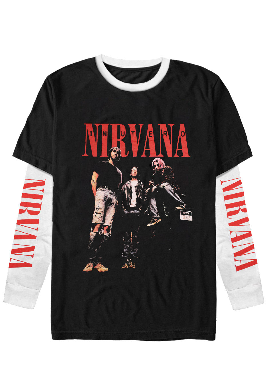 Nirvana - In Utero Band Photo - Longsleeve | Neutral-Image