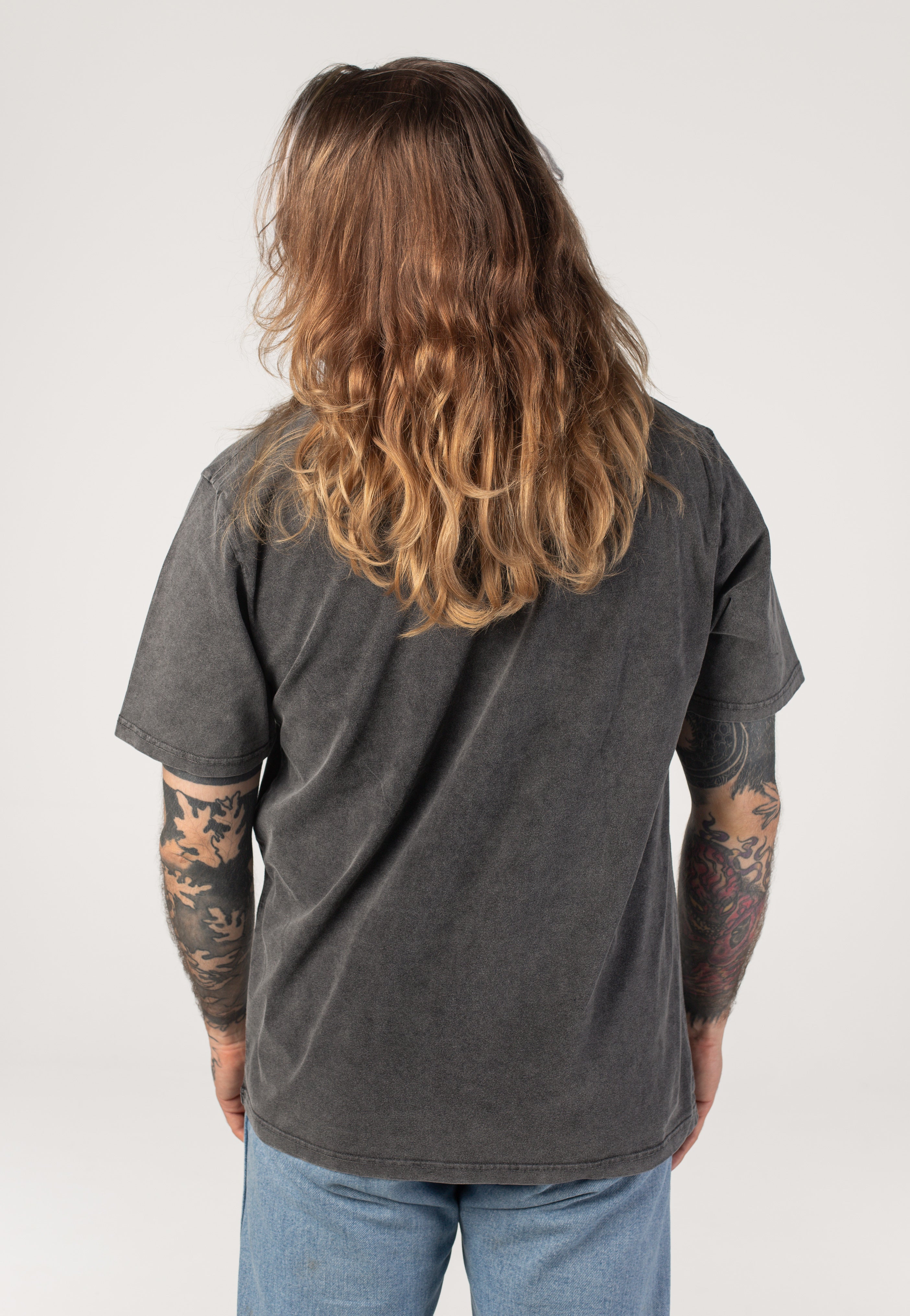 Nirvana - Seahorse Mono Logo Washed - T-Shirt | Men-Image