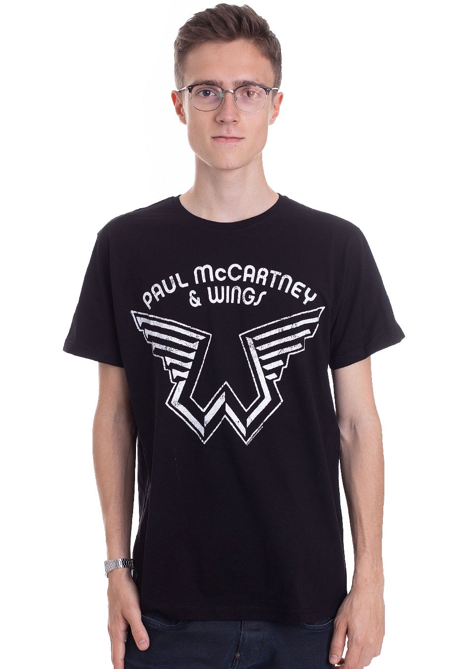 Paul McCartney - Wings Logo - T-Shirt | Men-Image