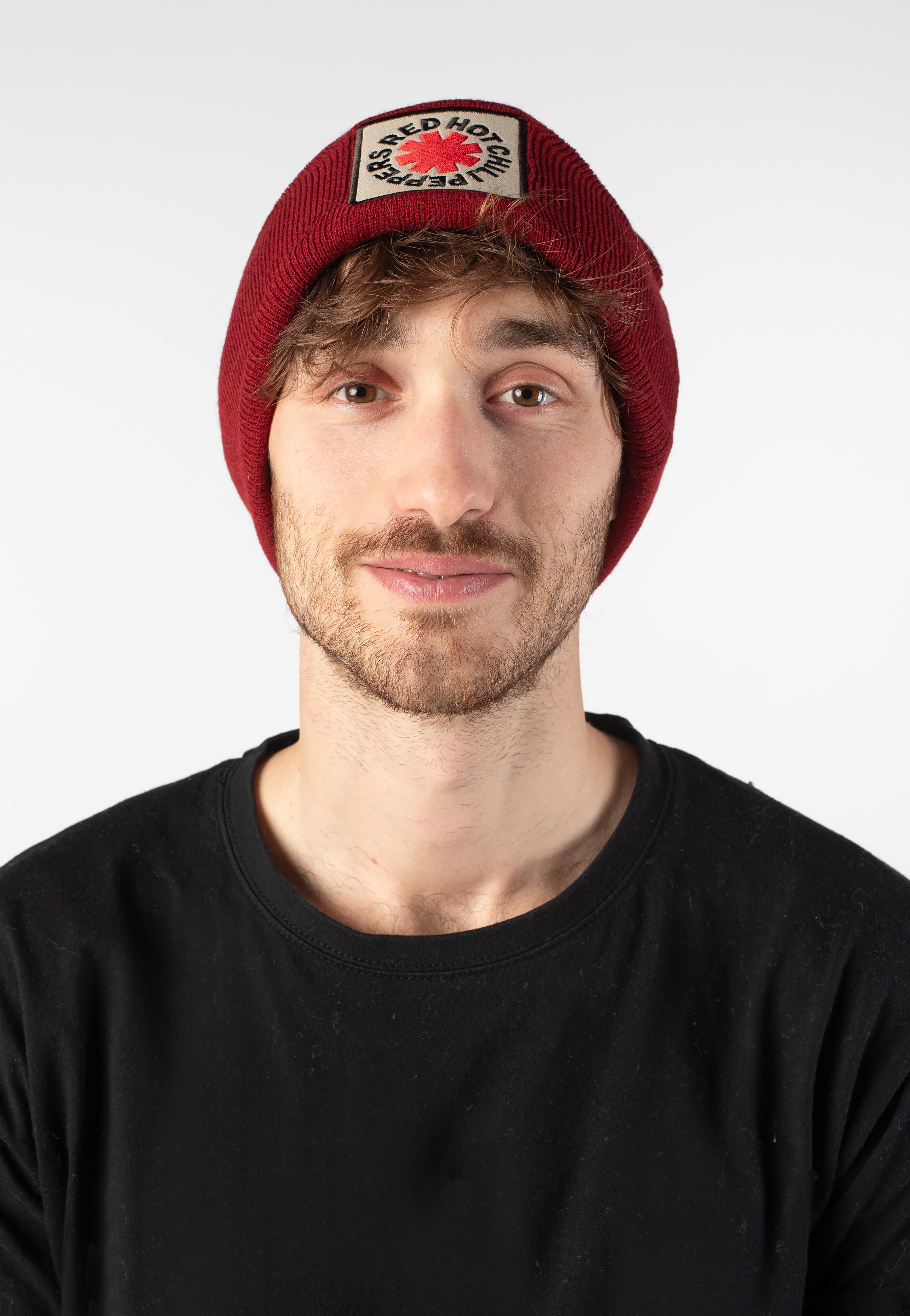 Red Hot Chili Peppers - Square Logo Bordeaux - Beanie | Neutral-Image