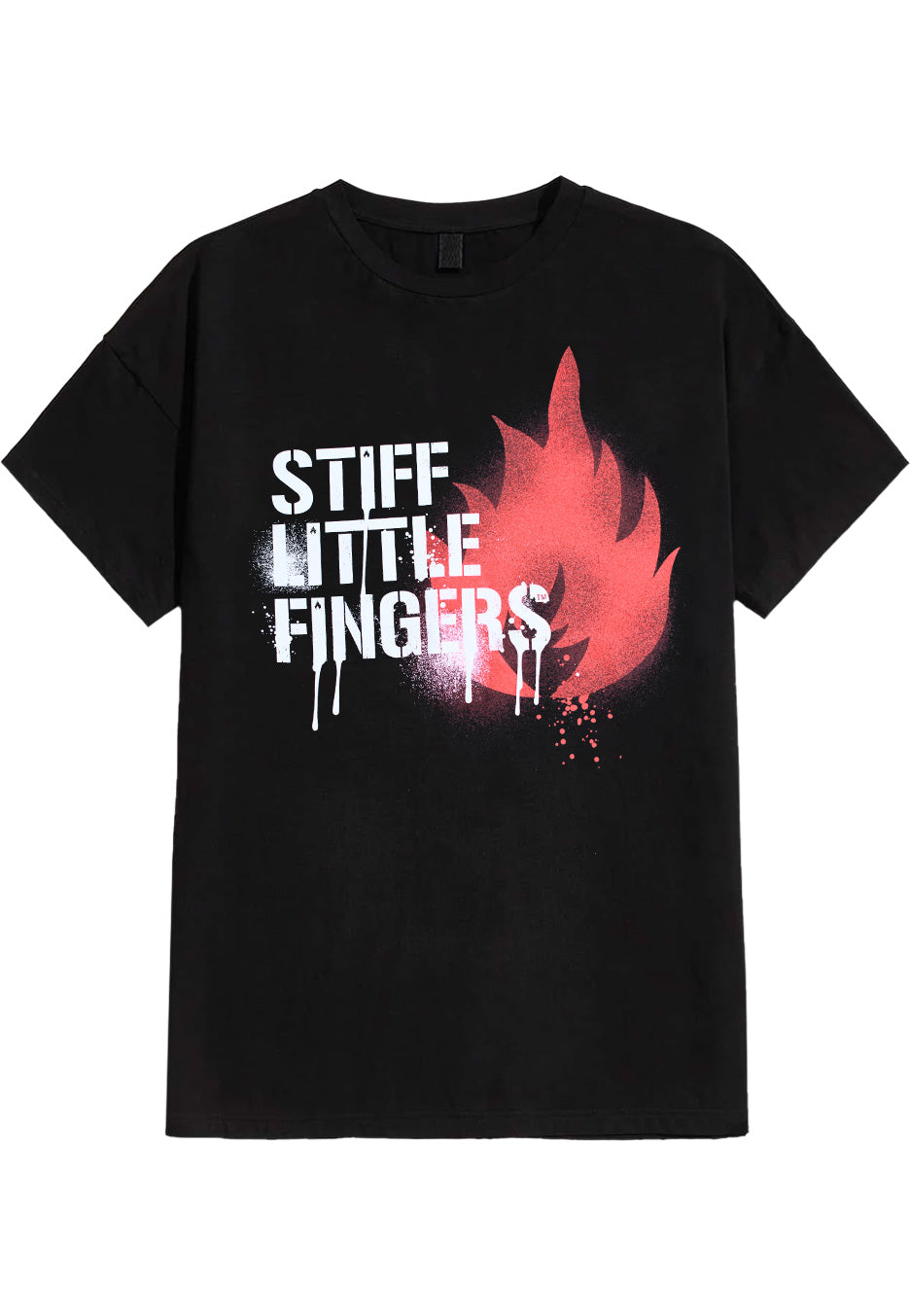 Stiff Little Fingers - Graffiti Logo - T-Shirt | Neutral-Image