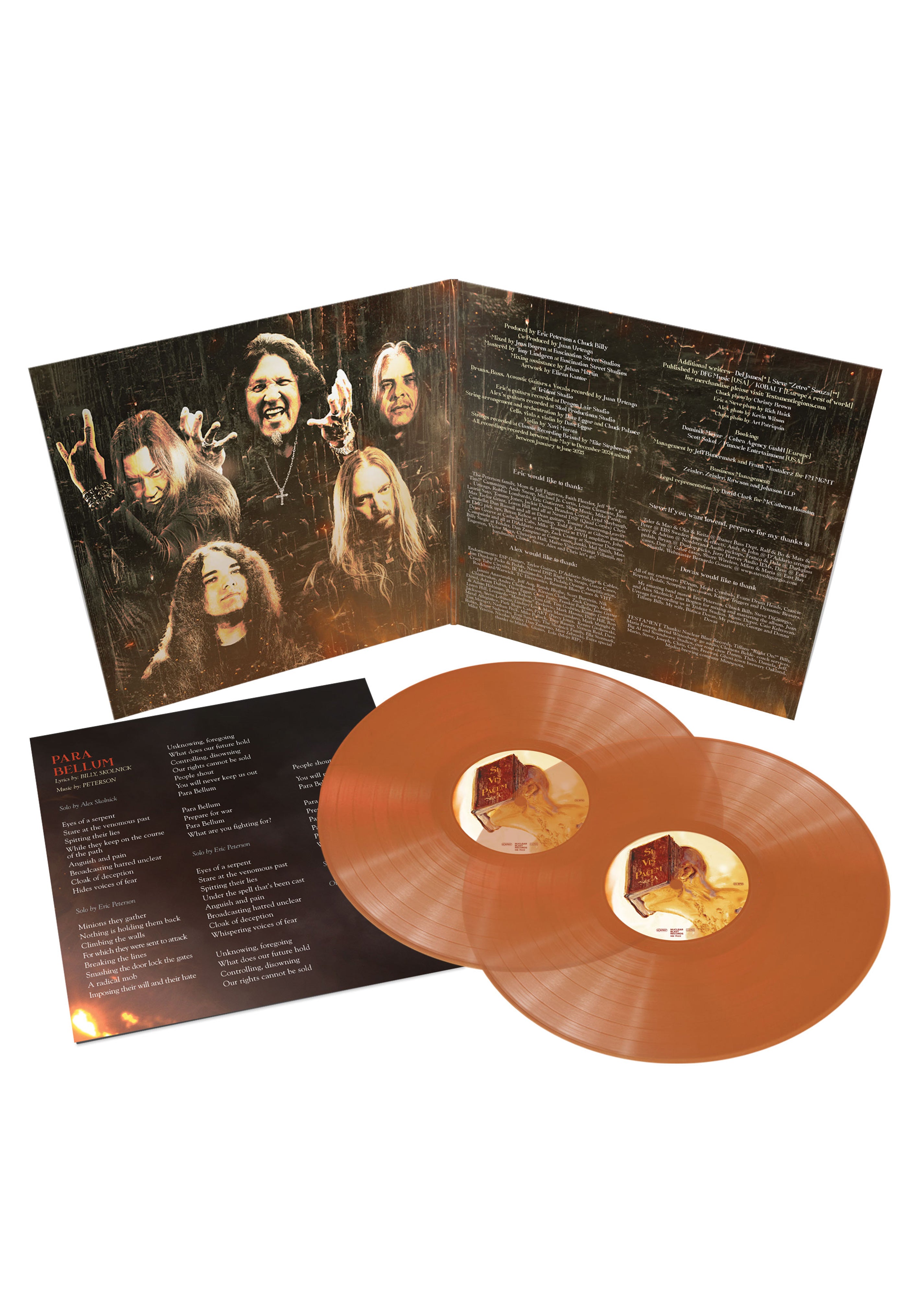 Testament - Para Bellum Transparent Orange - Colored 2 Vinyl | Neutral-Image