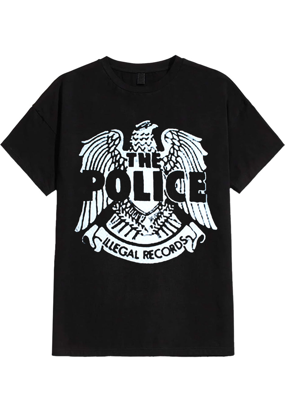 The Police - Illegal Records Eagle - T-Shirt | Neutral-Image