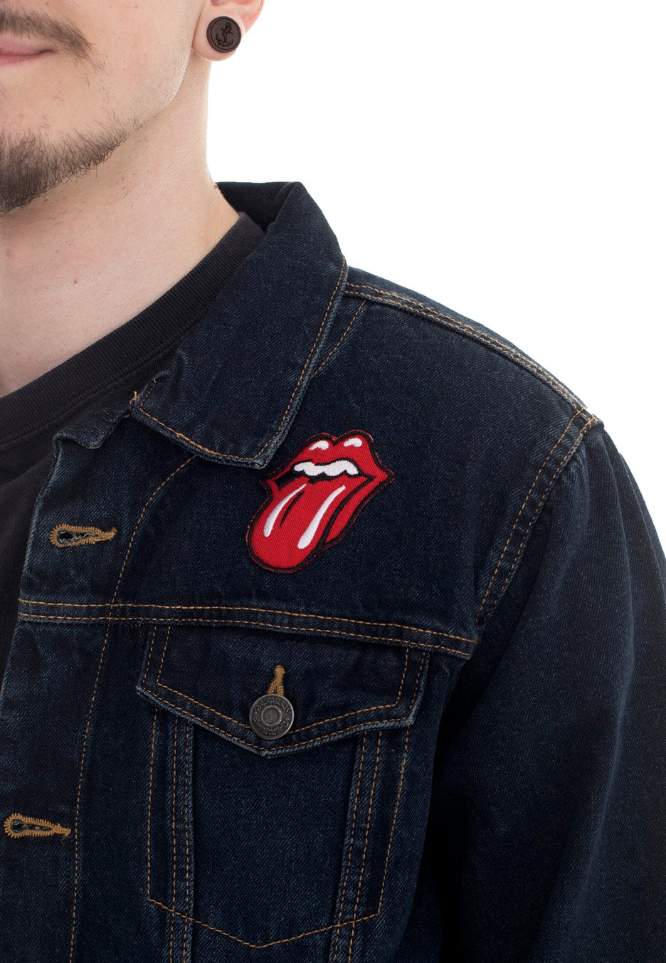 The Rolling Stones - Classic Tongue - Jeans Jacket | Men-Image