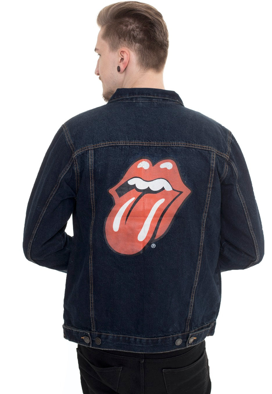 The Rolling Stones - Classic Tongue - Jeans Jacket | Men-Image