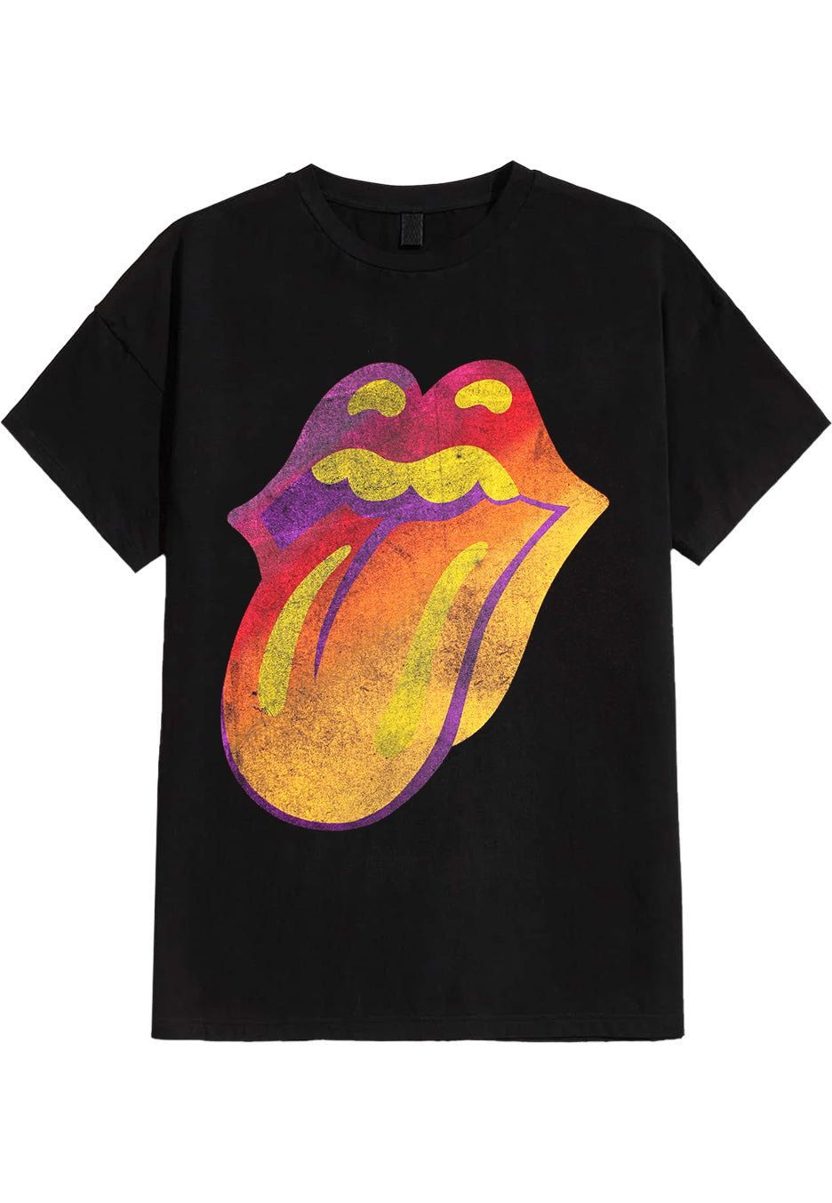 The Rolling Stones - Ghost Town Distressed Tongue - T-Shirt | Neutral-Image