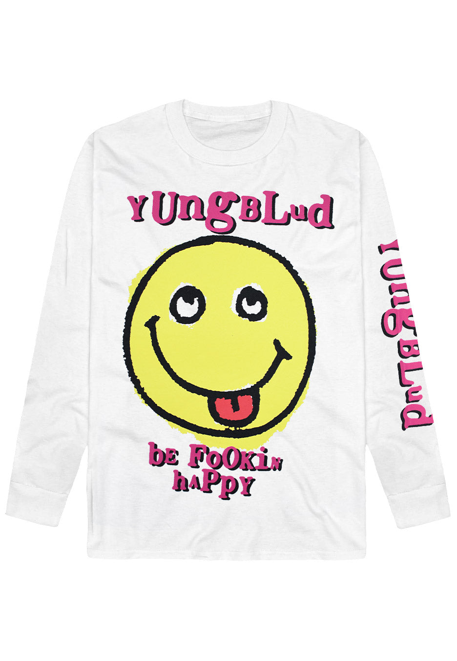 Yungblud - Raver Smile White - Sweater | Neutral-Image